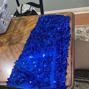 Cobalt blue XL sequin dress